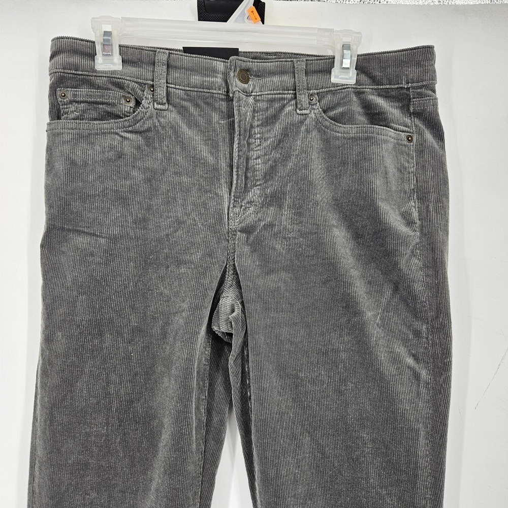 Lauren Ralph Lauren Pants Womens 10 Gray Corduroy Casual Mid Rise Straight Leg - Picture 2 of 13